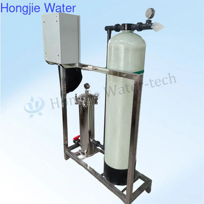 Automatic Well Water Softener System with 250-500 L/H Flow Rate, 304 Stainless Steel Frame, and Electronic Control