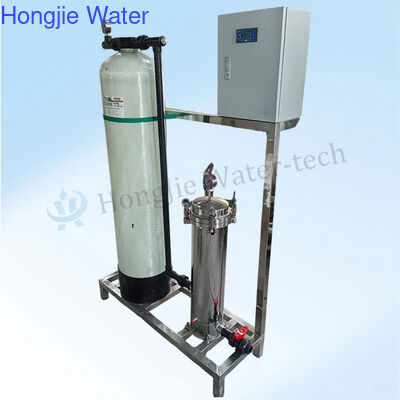 Automatic Well Water Softener System with 250-500 L/H Flow Rate, 304 Stainless Steel Frame, and Electronic Control
